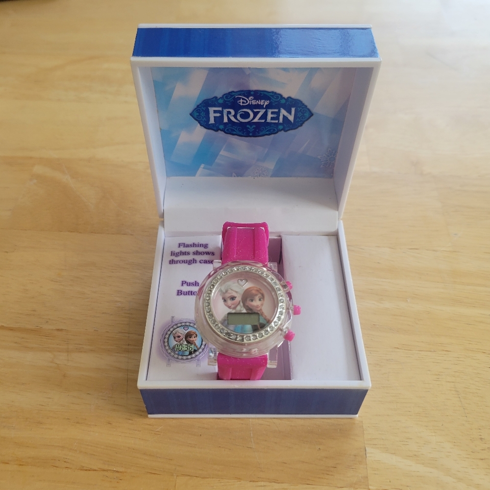 New Disney Frozen Pink Watch